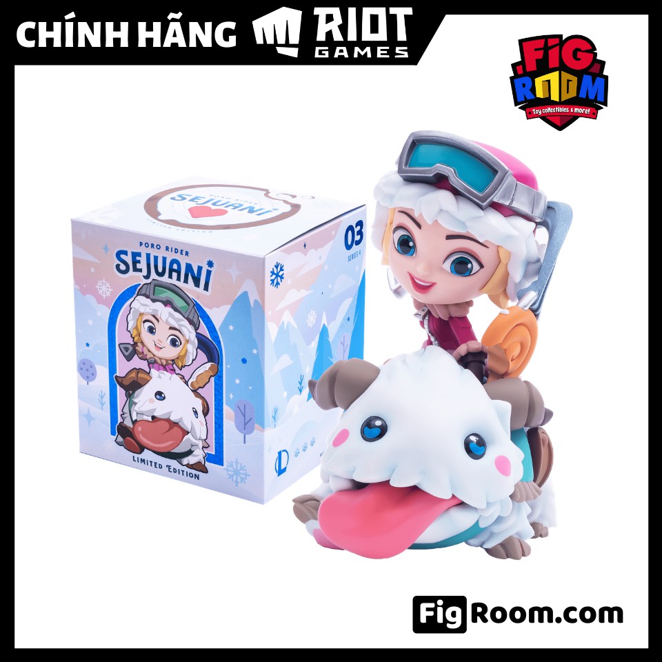 Mô hình Sejuani Kị Sĩ Poro 14cm - Poro Rider Sejuani XL Figure - Mô hình LMHT chính hãng Riot Games