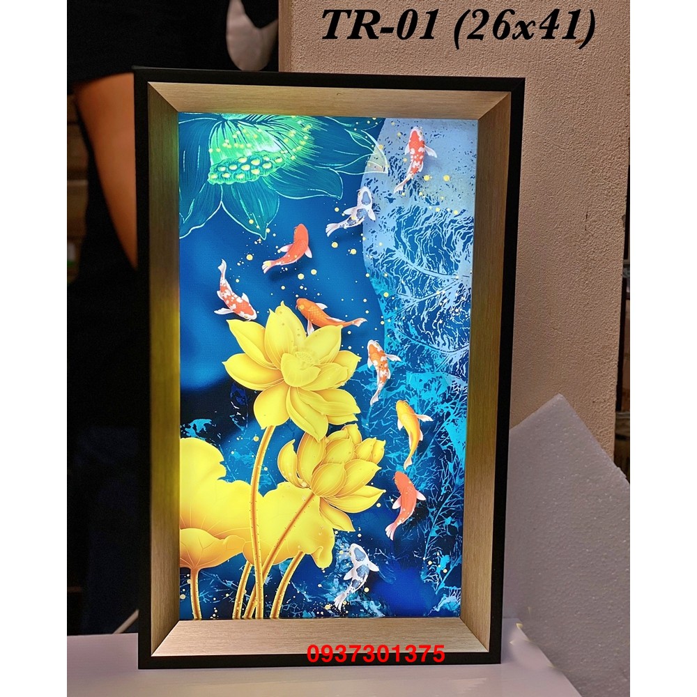 Tranh Điện Treo TườngTD04 Trang Trí Phòng Khách,Phòng Ngủ,Cầu Thang,Bóng Đèn Led ánh Sáng 3 Chế Độ-Bảo Hành 2 Năm