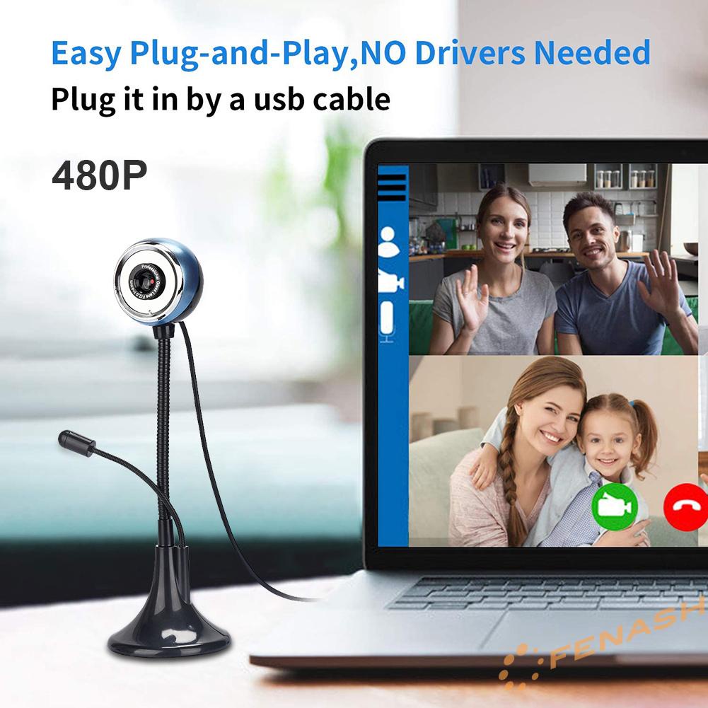 Webcam Fe X1 480p Hd Cổng Usb Cho Máy Tính Để Bàn | BigBuy360 - bigbuy360.vn