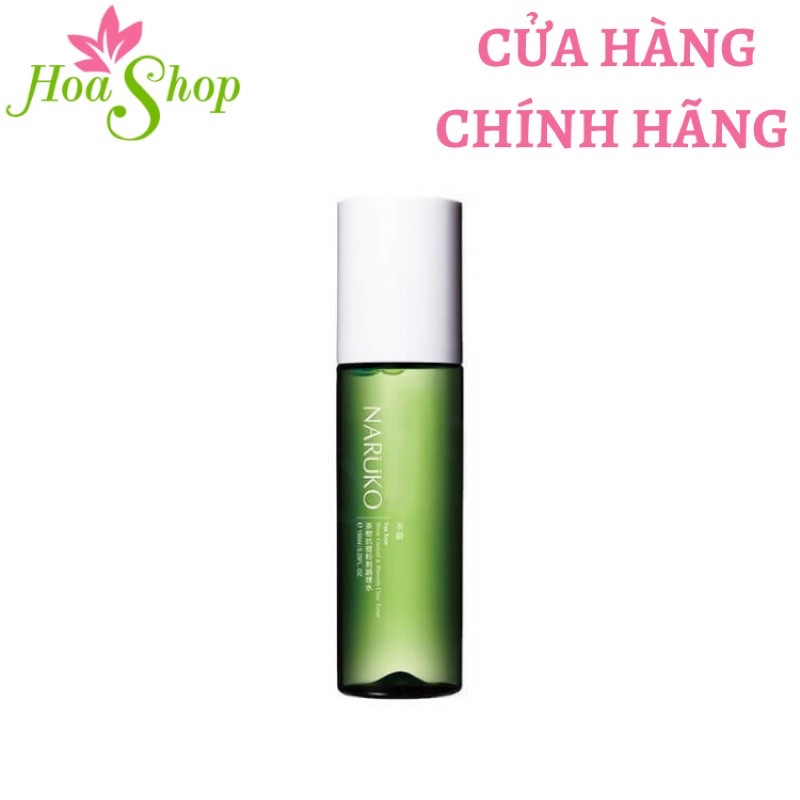 Toner nước hoa hồng Naruko trà tràm Tea Tree Shine Control and Blemish Clear Toner 150ml