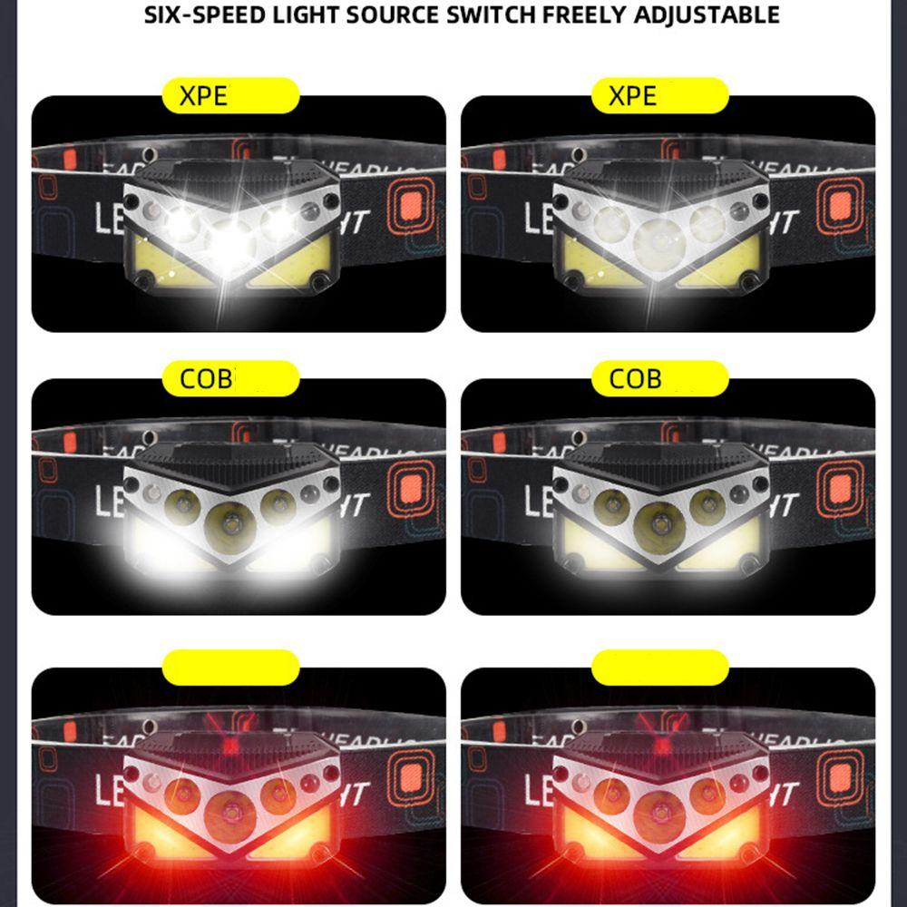 Đèn Pin Đội Đầu Có Thể Sạc Lại Dùng Đi Cắm Trại Tiện Dụng