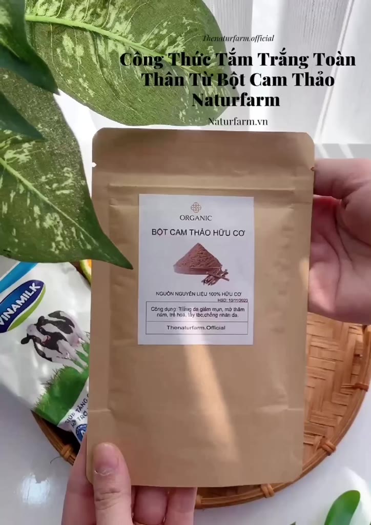 Bột Cam Thảo nguyên chất loại 1 hữu cơ 100gr - Trắng da, giảm mụn, mờ thâm nám, trẻ hoá | BigBuy360 - bigbuy360.vn