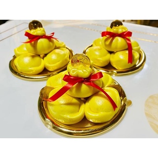 50 Hộp A1680 đựng bánh bông lan trứng muối - đựng bánh bao đào tiên, trái quýt