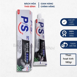 KEM ĐÁNH RĂNG P/S BẢO VỆ 123 THAN HOẠT TÍNH 180G
