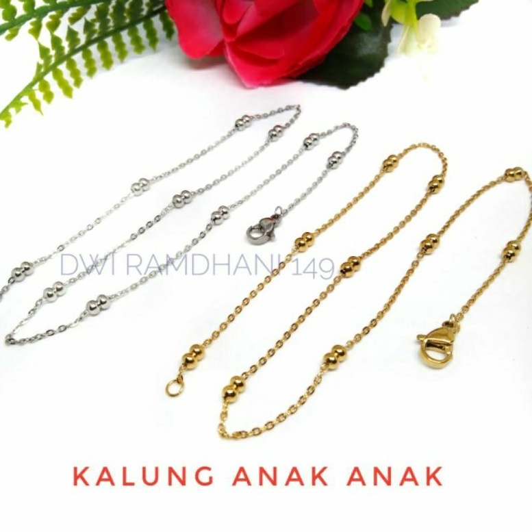 Dây Chuyền Titan Chống Rớt Xinh Xắn Cho Bé
