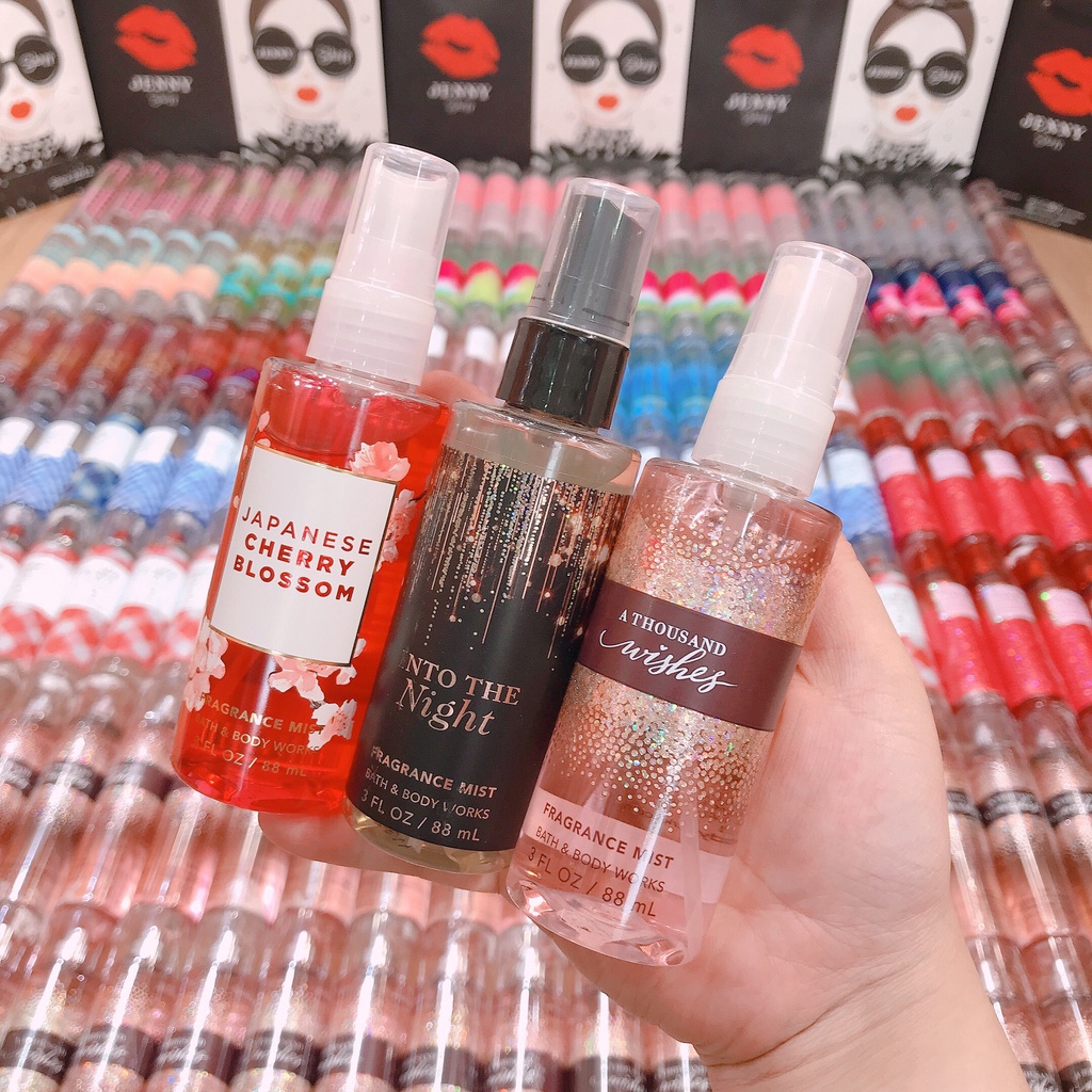 Nước Hoa Toàn Thân Bath &amp; Body Works Body Mist Mini Size