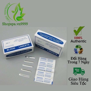 Hộp 200 Chiếc Kim Nặn Mụn Chích Máu Blood Lancets