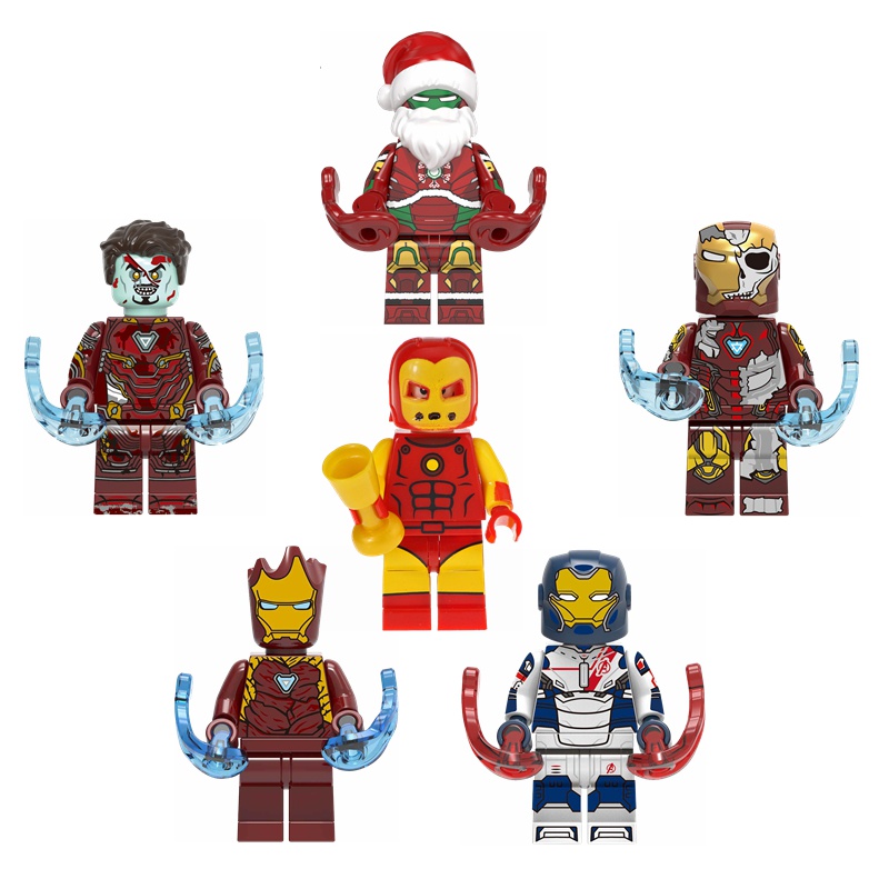 Bộ Đồ Chơi Lắp Ráp Mô Hình Nhân Vật Iron Man Marvel