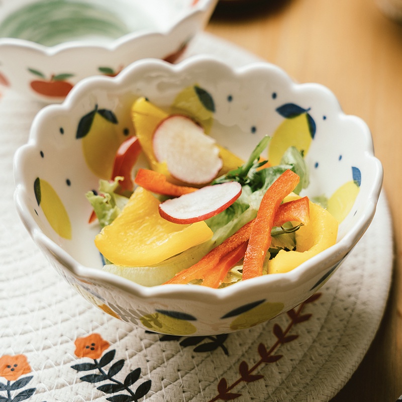Tô Sứ Đựng Kem / Salad / Trái Cây Kiểu Dáng Dễ Thương Xinh Xắn