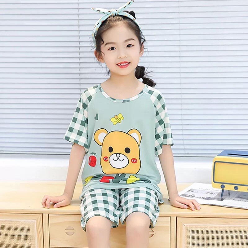 Bộ Cộc Tay Size Đại cho bé từ 15-40kg hoạ tiết xinh xắn đáng yêu, vải thun co giãn mềm mại
