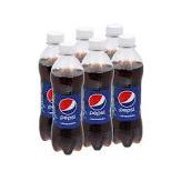 Lốc 6 chai Nước ngọt Pepsi - Chai 390ml