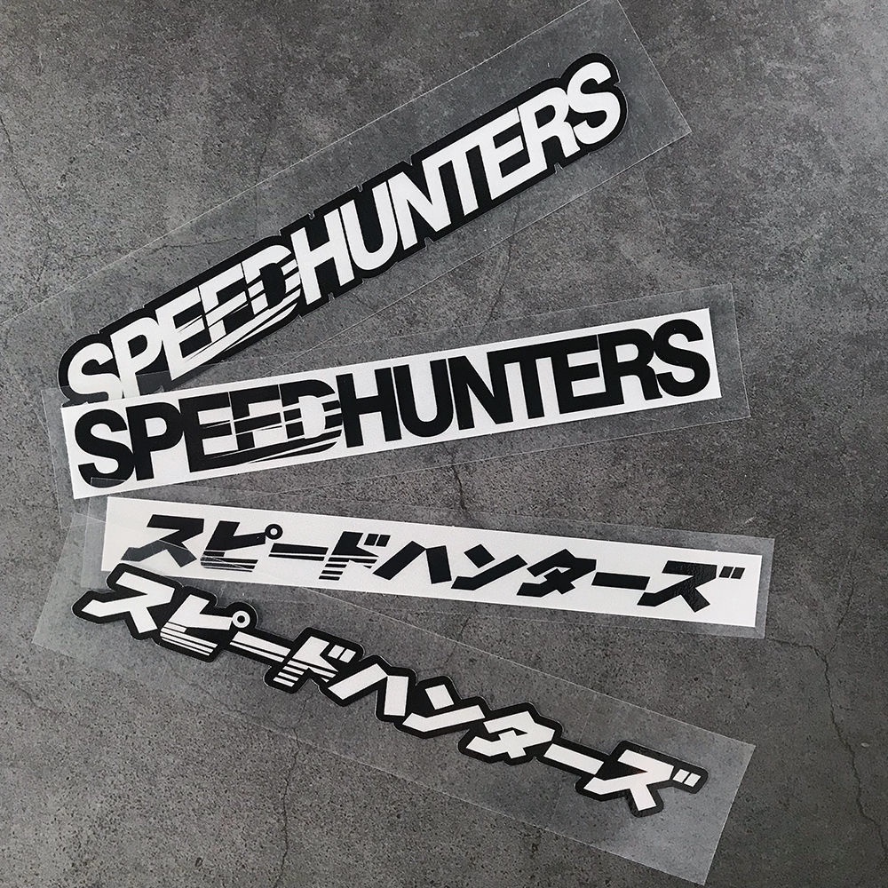 SPEED HUNTERS Đua xe đường phố Kính chắn gió Trôi dạt Xe ô tô Hình dán JDM Sửa đổi Hình dán Hình dán phong cách Nhật Bản