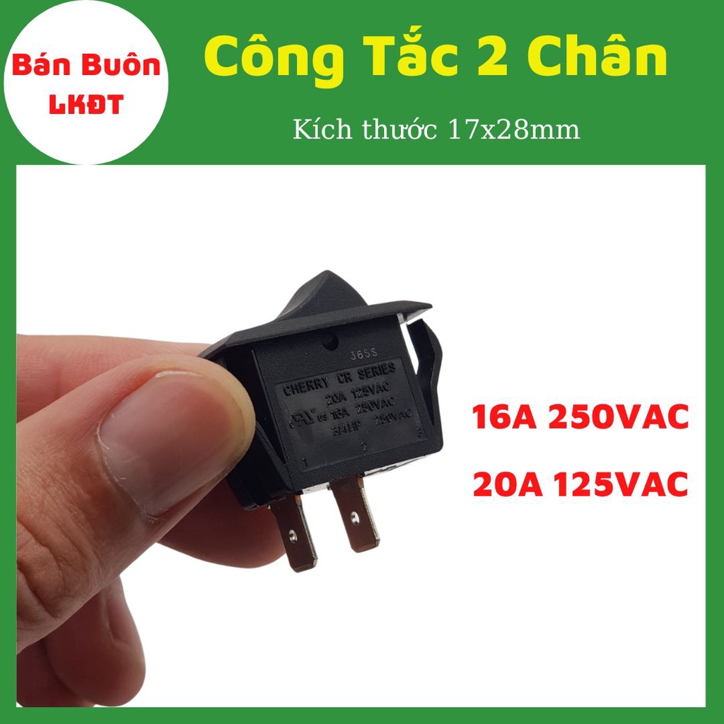 (5 Chiếc ). Công tắc bập bênh 2 chân,công tắc bập bênh, công tắc on/off