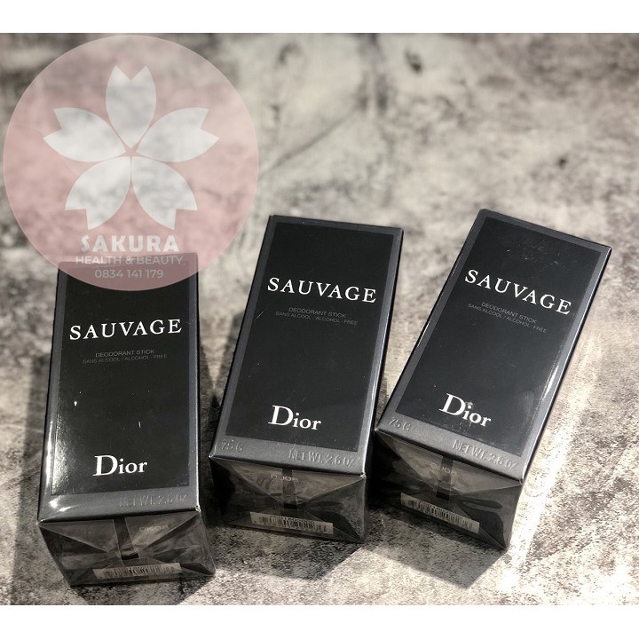 Lăn Nách khử mùi Dior Sauvage Deodorant Stick (75g)