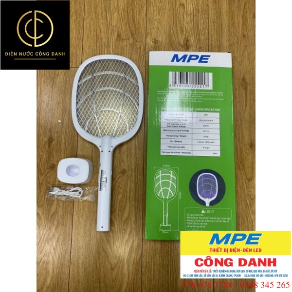 VỢT THÔNG MINH TỰ ĐỘNG BẮT MUỖI MŨI MPE VM1  BẢO HÀNH 2 NĂM