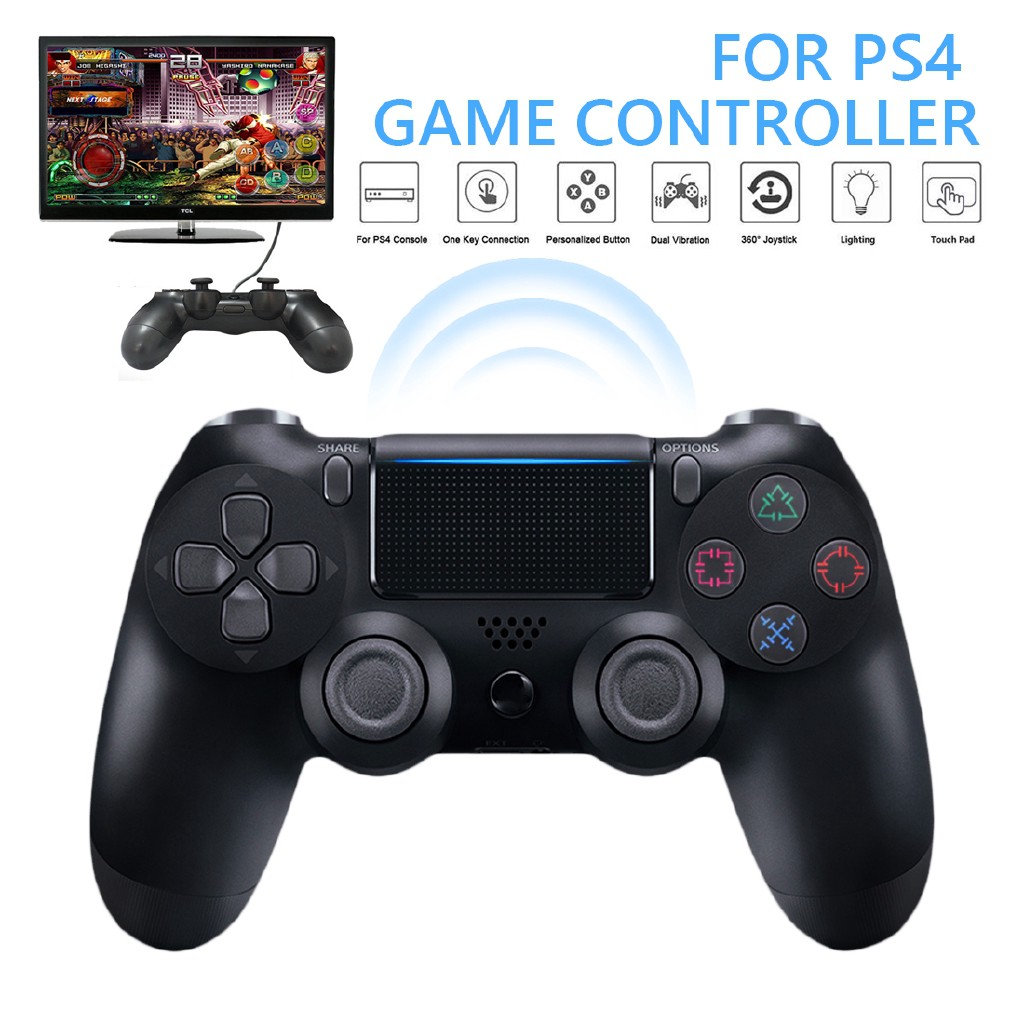 ❤For PS4❤ Tay Cầm Chơi Game Không Dây Ps4 / Ps4 Slim / Ps4 Pro / Pc/ Mobile / Iphone / Android