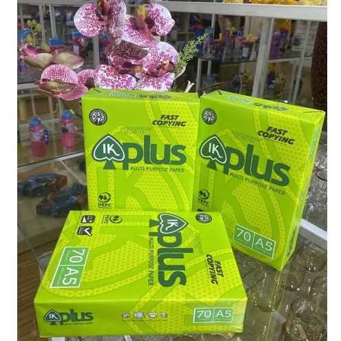 1 thùng Giấy in, giấy photo IK plus A5 ĐL 70g/m2 ( 10 ram/ thùng ) - THÙNG