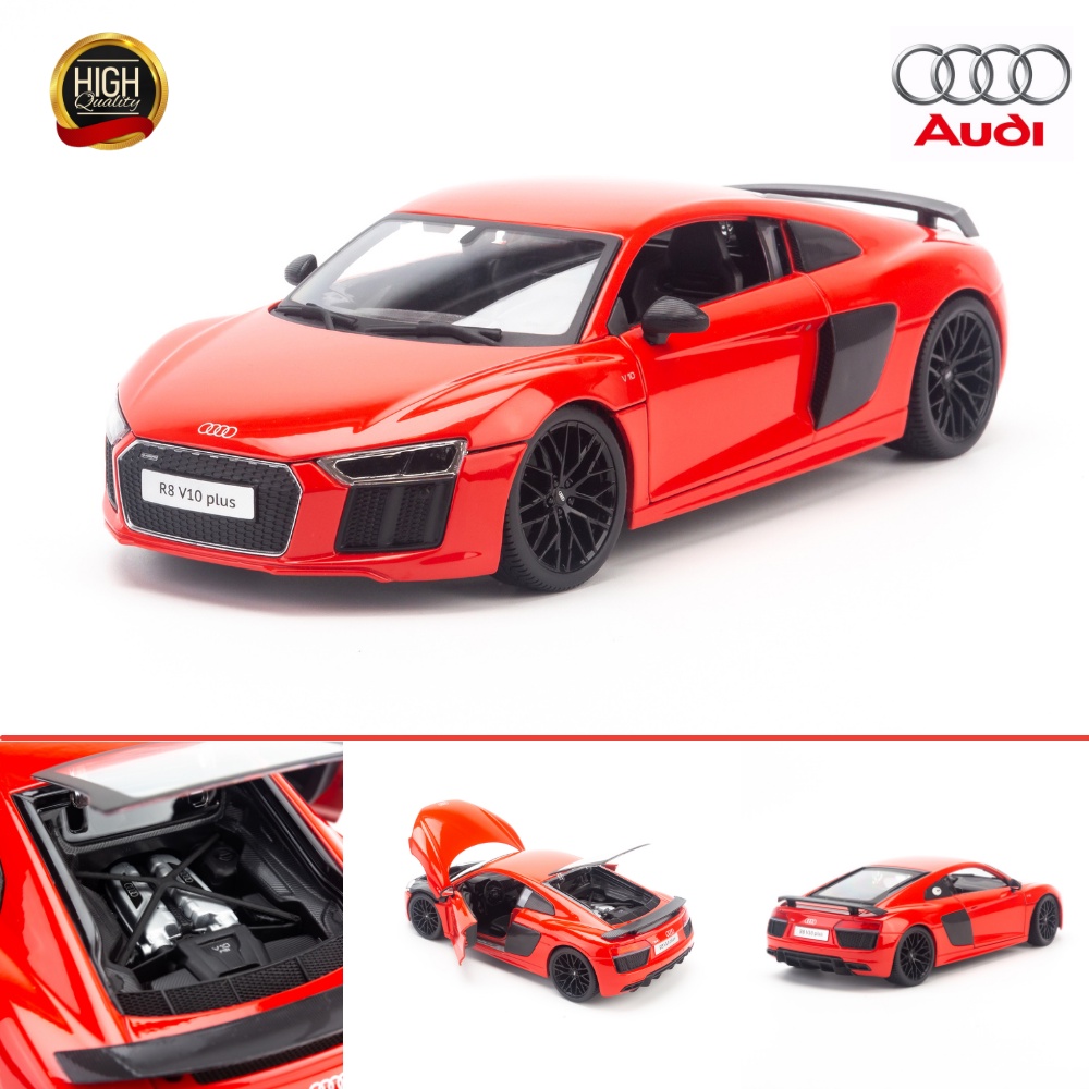 Mô hình xe Audi R8, A8L, A6L, A4, Q5, Q2 All New 1:18