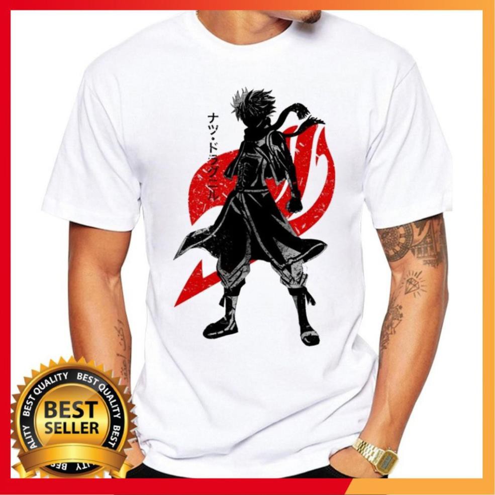 Áo thun Nam Nữ in hình Fairy Tail Natsu - Form rộng F2035