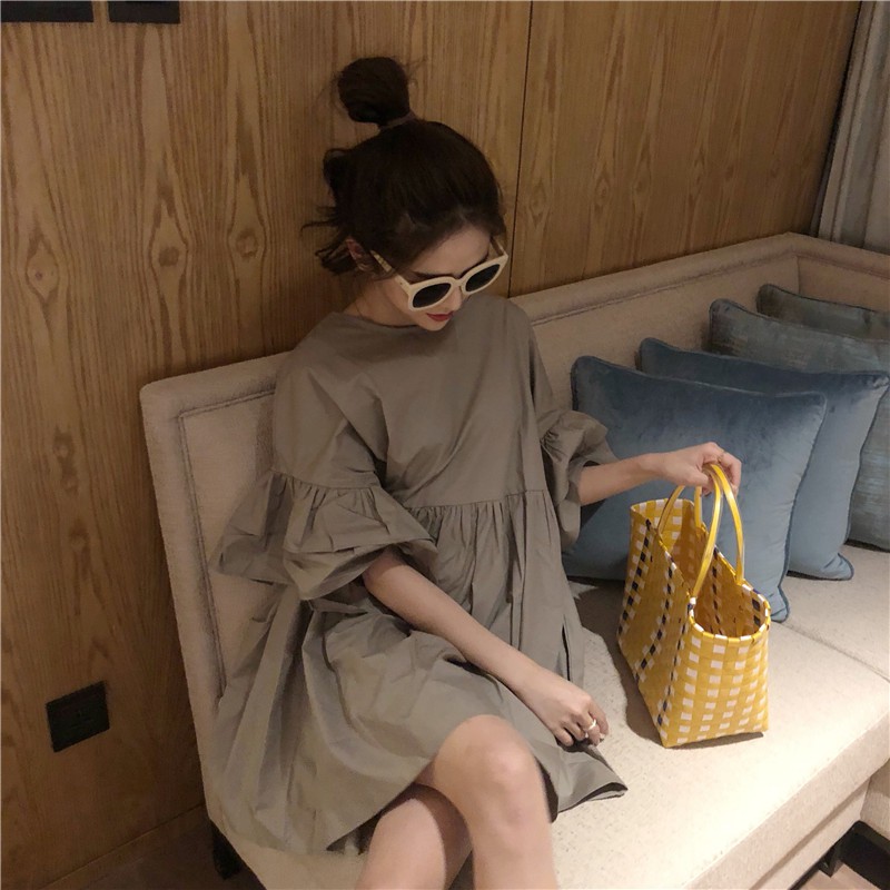 Women Summer Double Sleeves Cute Dress | BigBuy360 - bigbuy360.vn