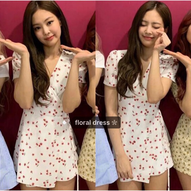 VÁY QUẤN HOẠ TIẾT JENNIE BLACKPINK