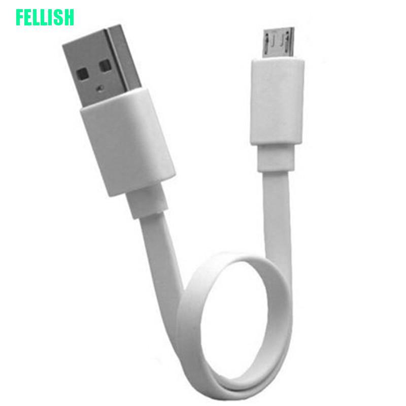 Set 2 dây cáp sạc nhanh thiết kế nhỏ gọn với kích thước siêu ngắn