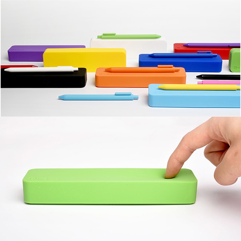 Hộp Đựng Bút Bằng Silicone Chống Tĩnh Điện Hình Kẹo Cho Trẻ Em