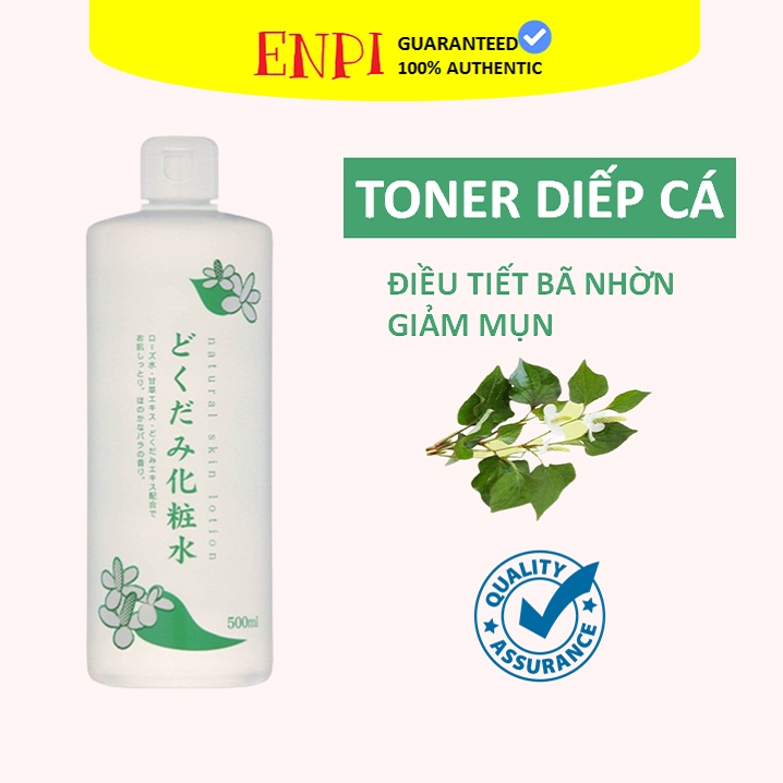 Nước Cân Bằng Chiết Xuất Diếp Cá Dokudami Nhật Bản Ngừa Mụn, Điều Tiết Bã Nhờn