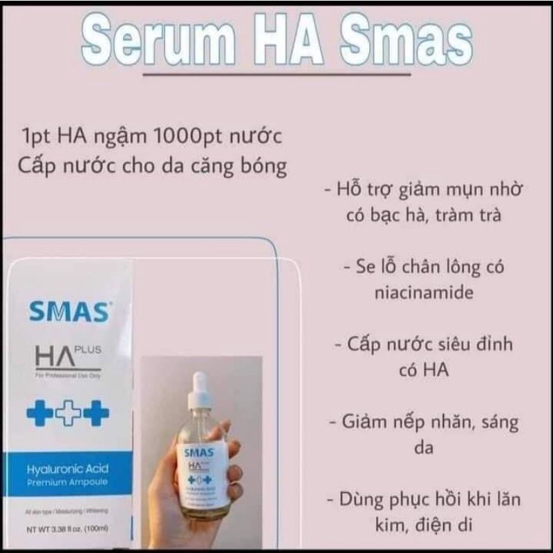 Serum Cấp Ẩm Căng Bóng Da SMAS HA