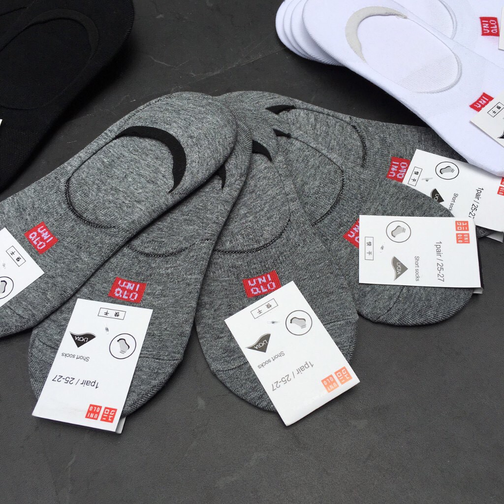 COMBO 10 ĐÔI Tất lười ngắn nam nữ chất cotton thấm hút co giãn tốt kháng khuẩn chống hôi chân