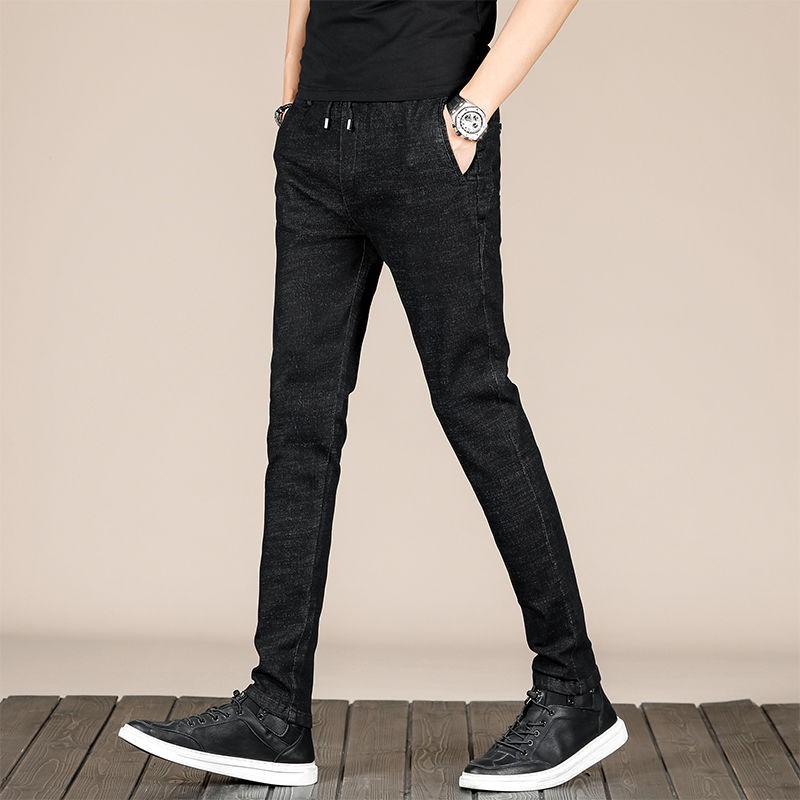 Quần jeans dài lưng thun ôm cho nam | WebRaoVat - webraovat.net.vn