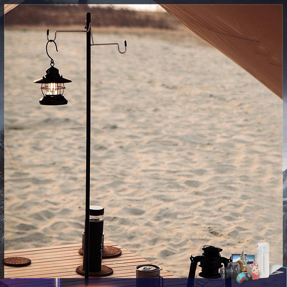 Giá Đỡ Đèn Cắm Trại Hai Móc Treo Tiện Lợi