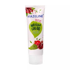 Hazeline sữa rửa mặt matcha và lựu đỏ 100g