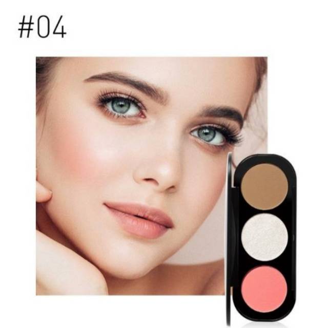 (hàng Mới Về) Bảng Phấn Má Hồng Và Bắt Sáng Focallure | BigBuy360 - bigbuy360.vn