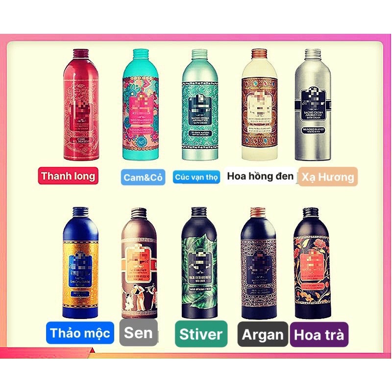 Sữa Tắm Hương Nước Hoa Testori D’Orienre Của Ý Bản Trung