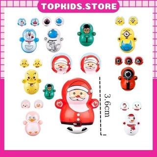 Lật đật mini hình squid game doraemon siêu nhân người tuyết và nhiều mẫu siêu dễ thương hot nhất hiện nay TOPKIDS