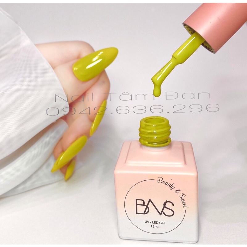 Sơn gel BNS màu xanh cốm