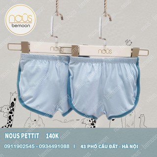 Quần Nous petit xanh_hồng- Set 2 quần