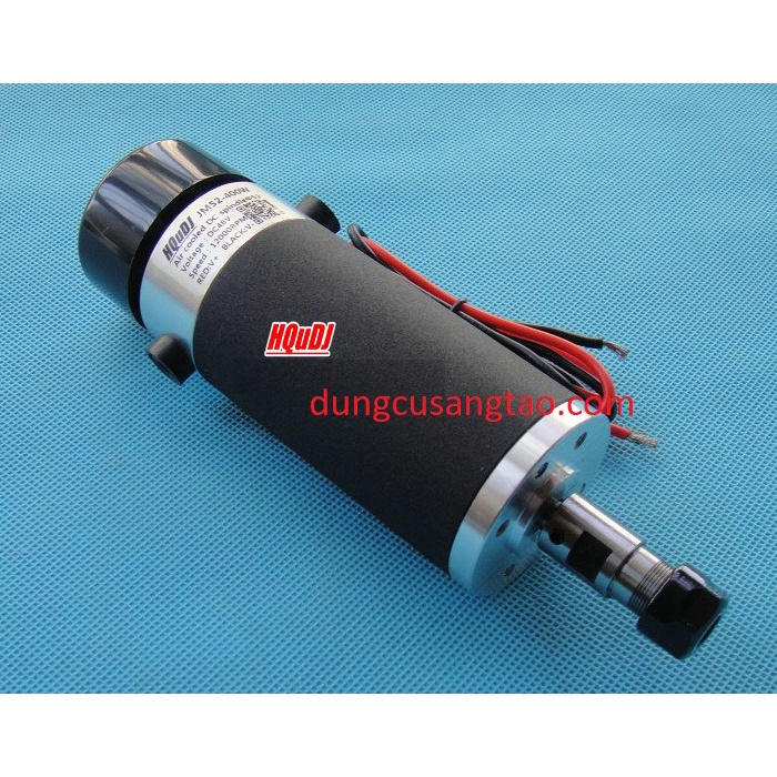 Motor CNC 400w than rời / Động cơ Spindle 400w có sẵn đầu ER11 và đầu kẹp mũi dao