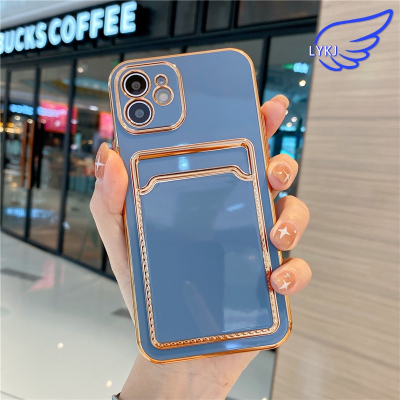 Ốp Điện Thoại tpu Mềm Mạ Điện Chống Nước Chống Rơi Cho iPhone 13 11promax 12pro xs xr xsmax 11