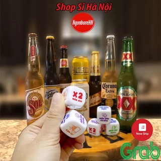Cục xì ngầu uống rượu bia, xúc xắc trên bàn tiệc GD134