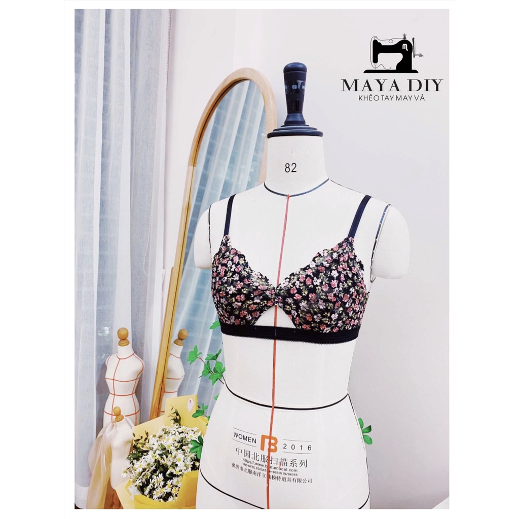 SET PHỤ LIỆU + RẬP ÁO BRALETTE KIỂU