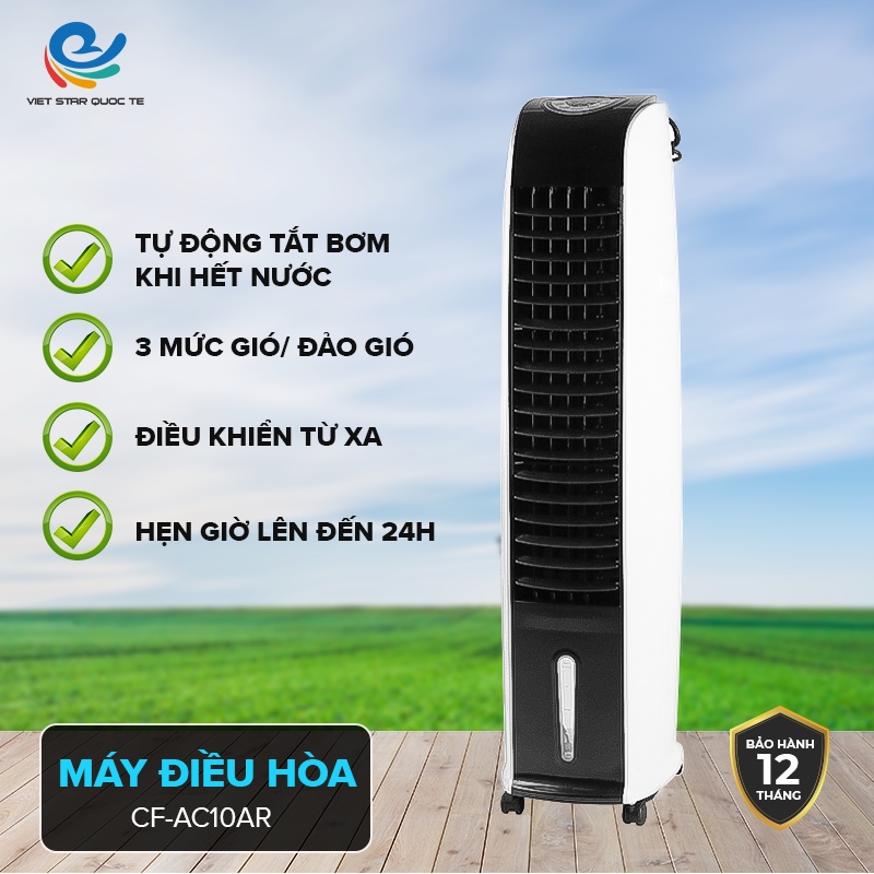 [Hỏa Tốc] Quạt điều hòa Việt Star Quốc Tế Comfee CF-AC10AR Dung Tích 10 Lít, Hàng Chính Hãng ,Bảo Hành 12 Tháng.