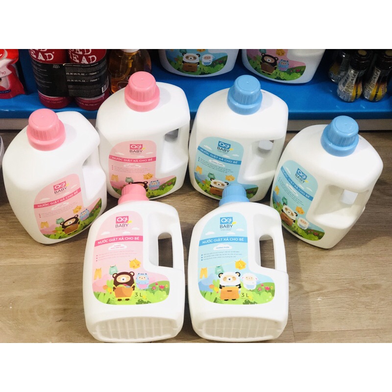 Nước giặt xả cao cấp AGI cho bé chai 3 lít