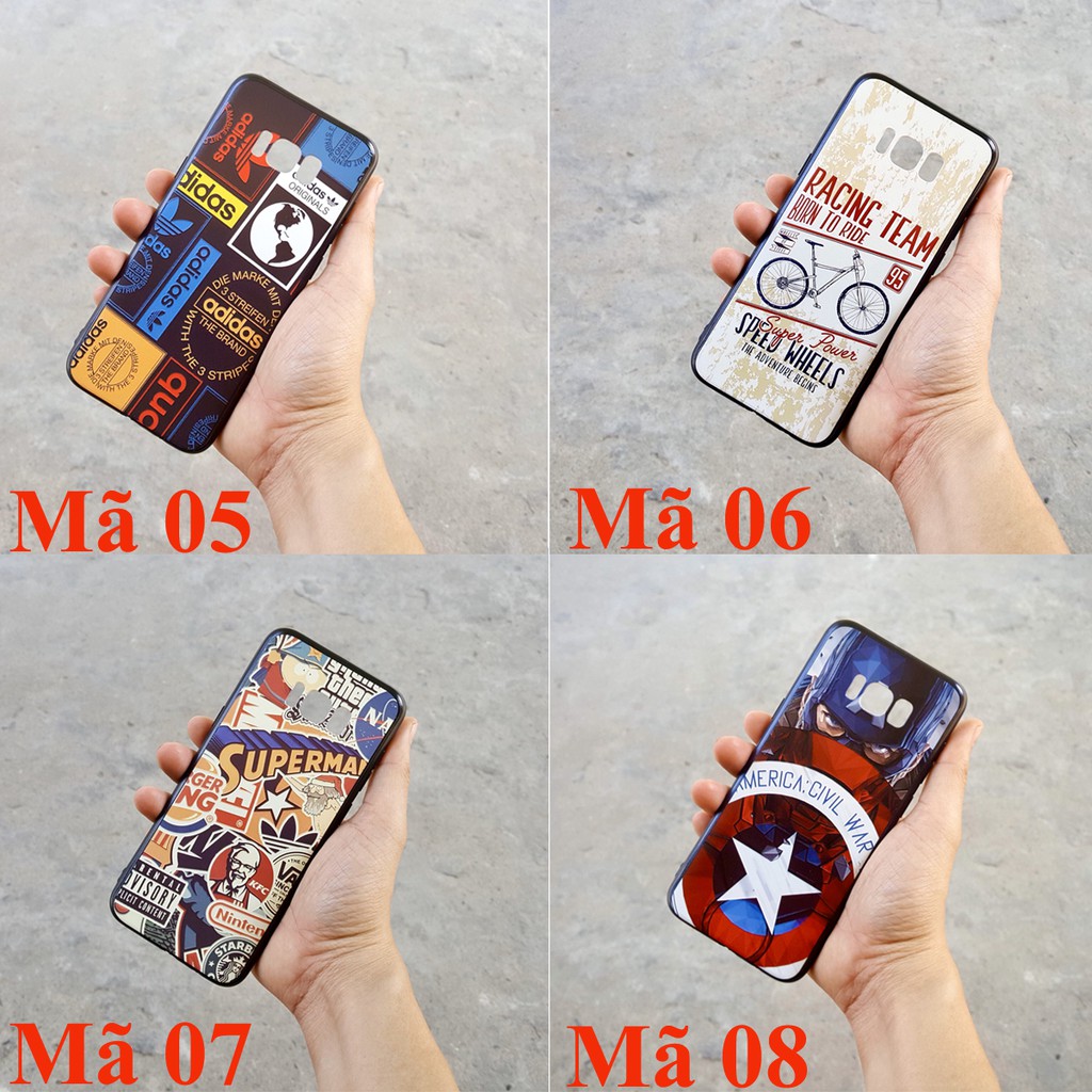 Ốp lưng đẹp cho Samsung Galaxy S8 Plus với nhiều mẫu dễ thương Adidas, Supreme, Marvel độc đáo