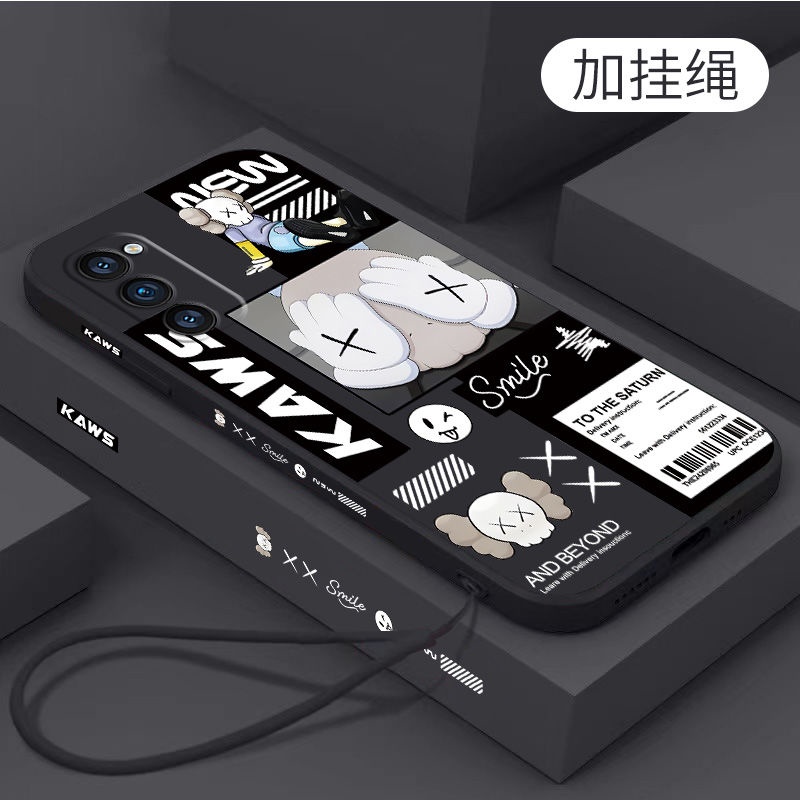 Ốp Điện Thoại silicone In Hình kaws Cho Samsung M51 a03s a13 a8 2018 s21 s21 plus s21 ultra s20