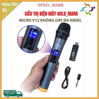 [Giá Gốc] MICRO V12 KHÔNG DÂY ĐA NĂNG ZANSONG, SHUAE V12 MÀN HÌNH LED - Bh 6 tháng