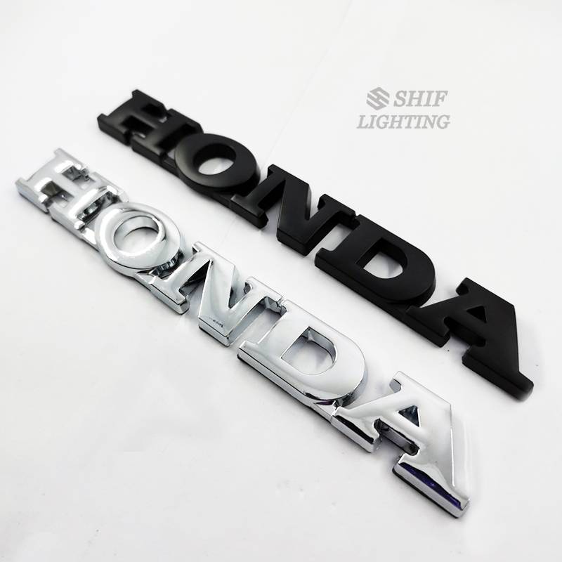 HONDA FENDER 1 Miếng Dán Logo Bằng Kim Loại Cho Xe Honda