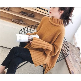 Áo len nữ cổ lọ sang chảnh hàng quảng châu cao cấp chất đẹp