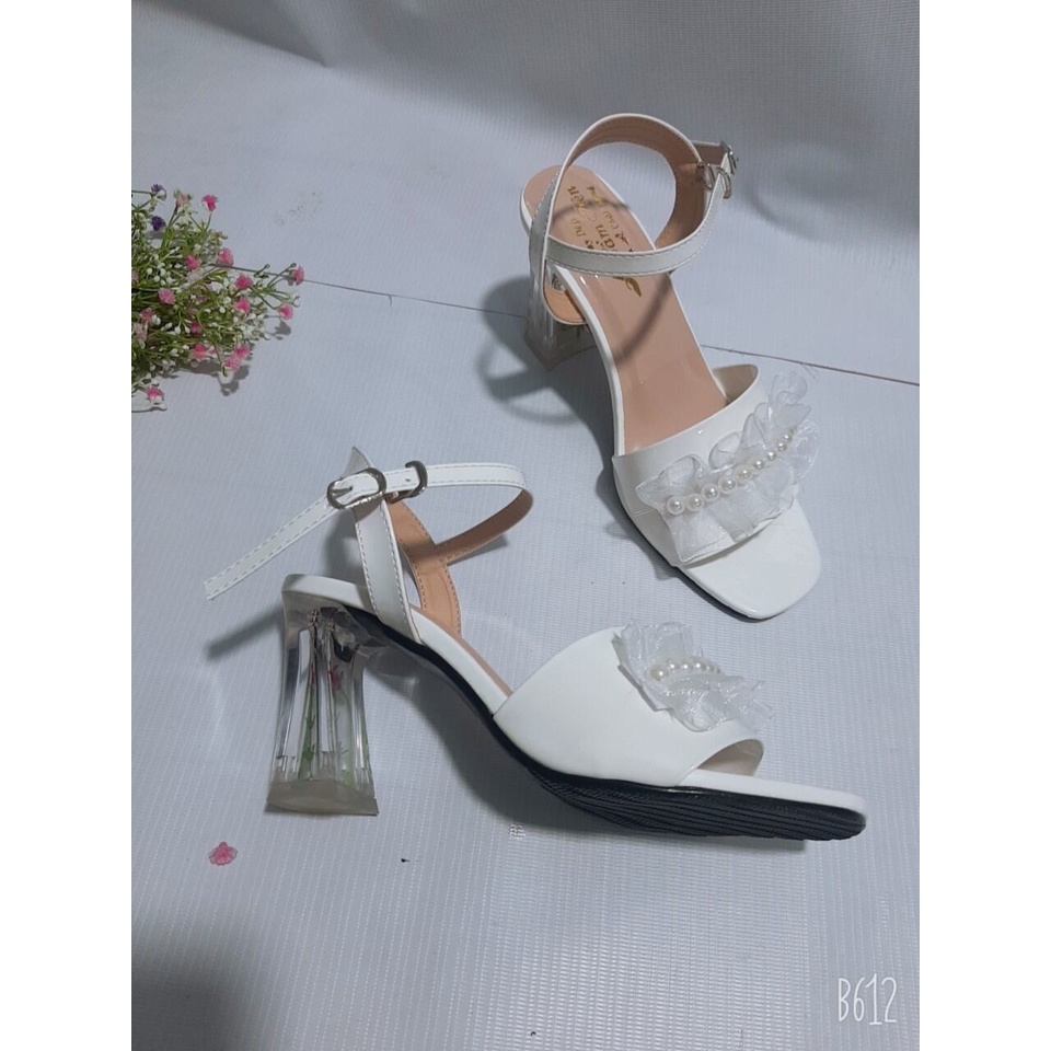 Giày xăng đan ảnh thật  size 33 đến 44 gót 3cm đến 9cm